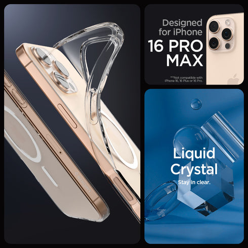 Spigen iPhone 16 Pro MAX Case Liquid Crystal MAGFIT